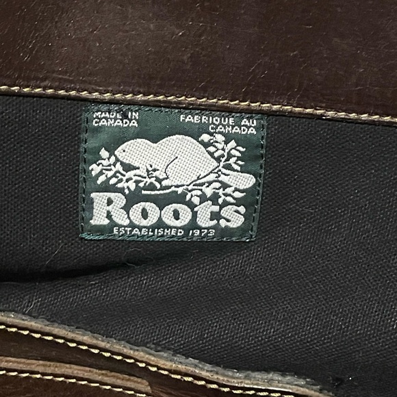 Roots XL leather briefcase - Picture 14 of 16